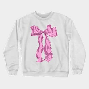 Pretty Pink Bow Crewneck Sweatshirt